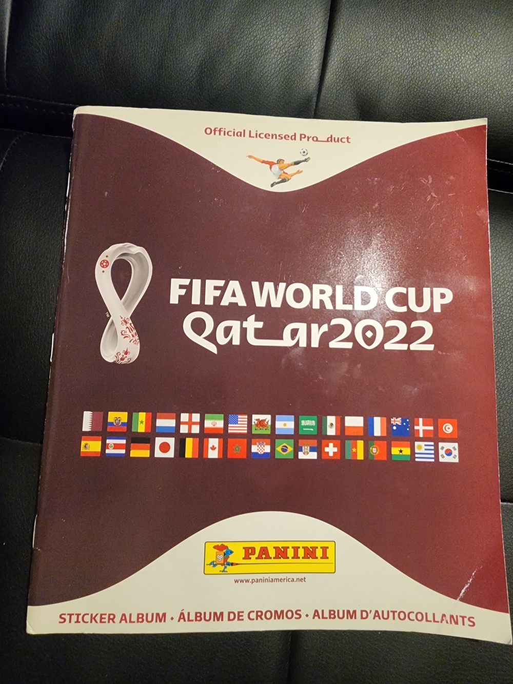 Panini FIFA World Cup Qatar 2022 Sticker Album - Maroon Cover